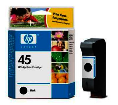 HP 45 Black Ink Cartridge HP 45 Black Ink Cartridge